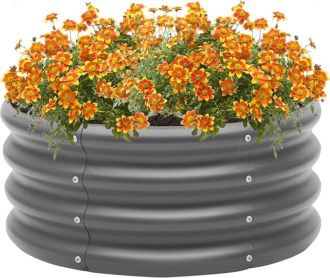 2-Pack 2x1ft Galvanized Raised Garden Bed, Outdoor Planter Bed, Metal Planter - Image 7
