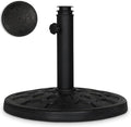 Backyard Expressions 20 lb Round Patio Umbrella Base – Heavy Duty Resin-Coated by BackyardExpressions