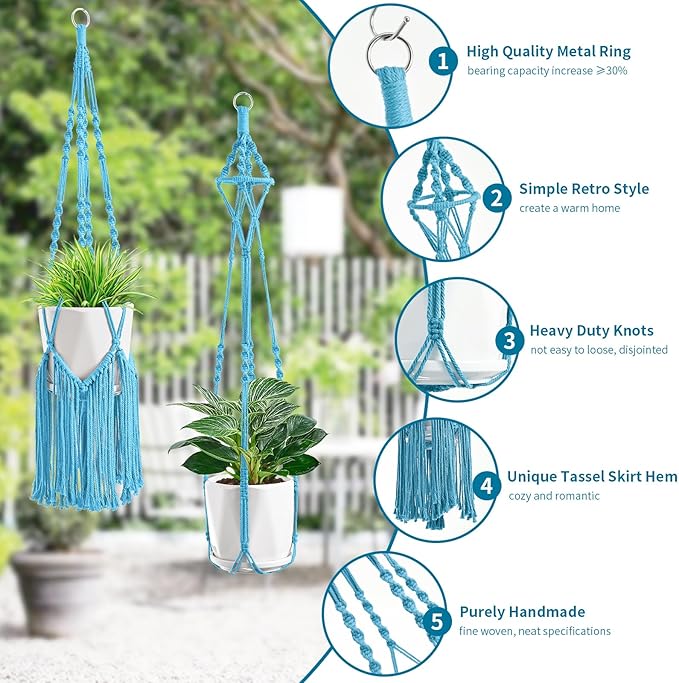 Macrame Plant Hangers - Image 2