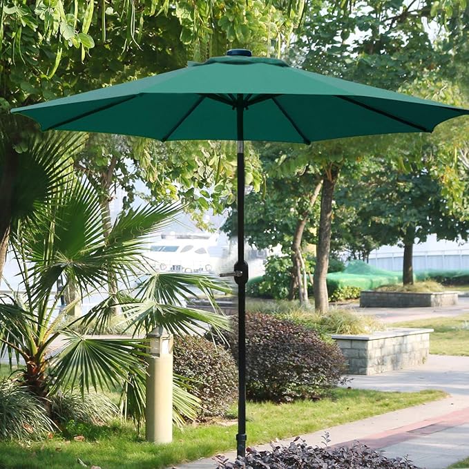 Sunnyglade 9' Patio Umbrella Outdoor Table Umbrella - Image 5