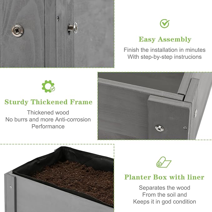 SoliWood Raised Garden Bed - Image 5