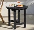 Y&M Outdoor Side Table, Waterproof Four-Legged Round Entryway End Table by YM