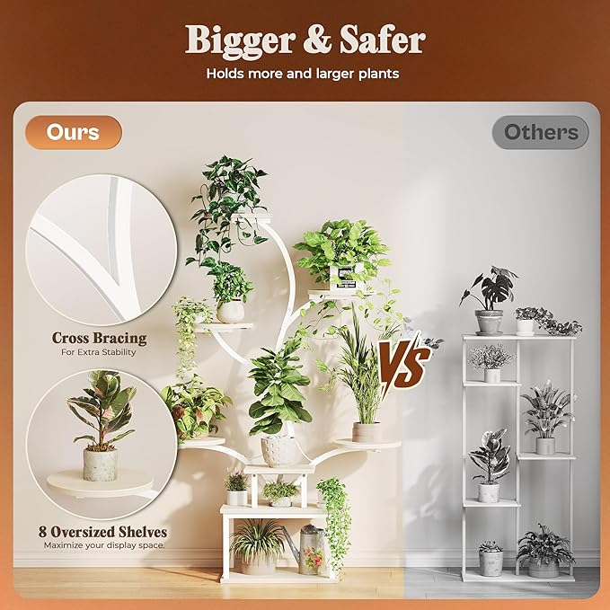 PRAISUN 51 Inch Plant Stand - Image 5