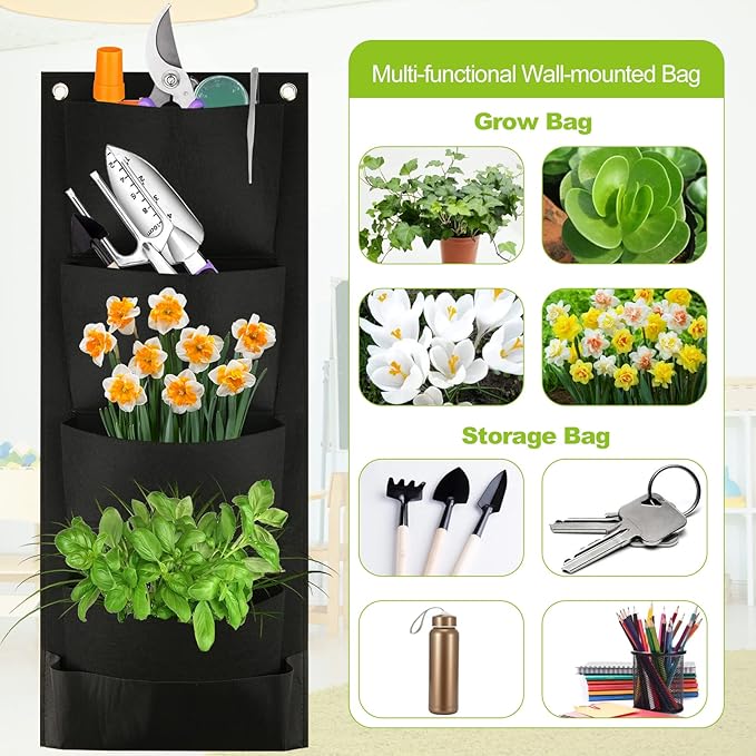 Cosmos Hanging Wall Planter - Image 2