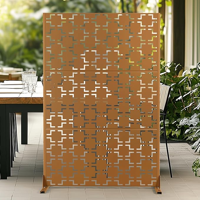 Outdoor Privacy Screen, Freestanding Privacy Fence Panels by FENCY