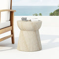 Christopher Knight Home Dila Patio Side Table, Lightweight Concrete End Table by ChristopherKnightHome