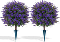 Artificial Lavender Topiary Ball by FEELTHENEWWORLD