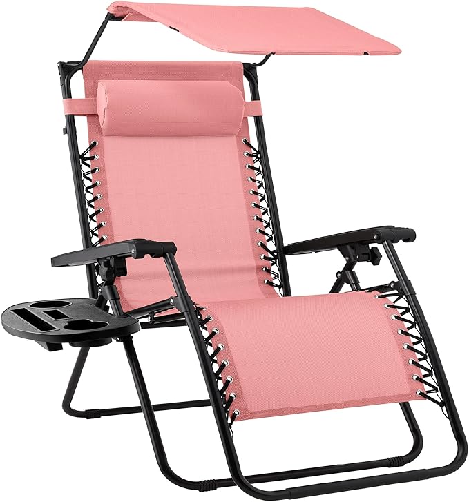 Best Choice Products Folding Zero Gravity Outdoor Recliner Patio Lounge Chair by BestChoiceProducts