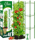 Riare 2 Pack 4 FT Tomato Cages for Garden- 48inches Heavy Duty Garden Stakes by Riare