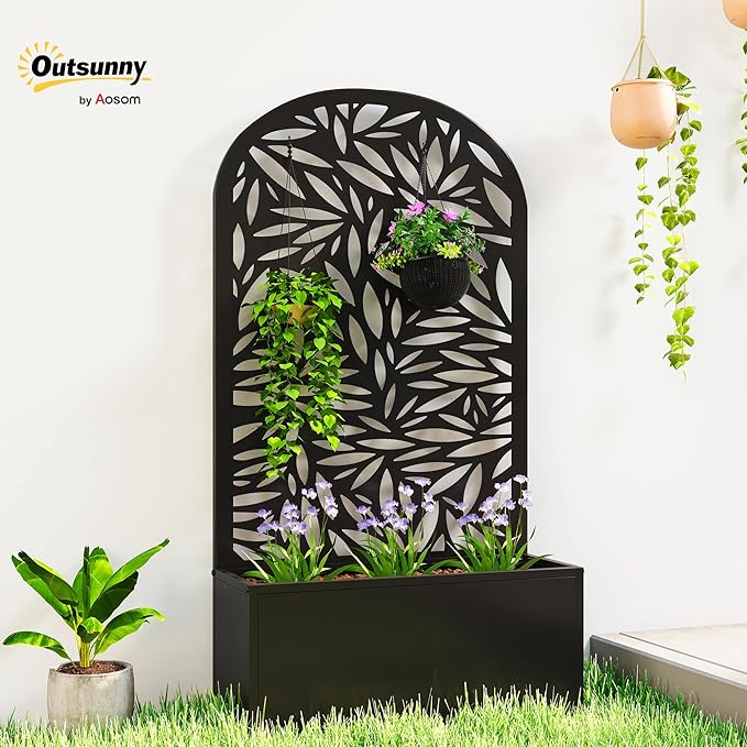 Outsunny Metal Raised Garden Bed - Image 2