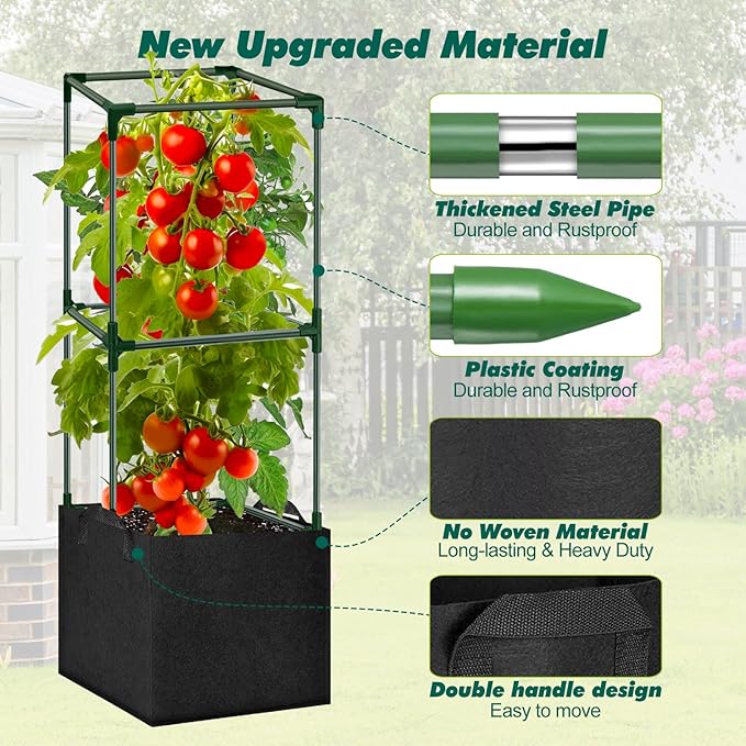 3 Pack Tomato Cages 47 Inch for Garden - Image 3