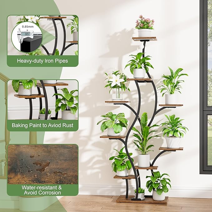 Plant Stand Indoor with Grow Lights - Image 7