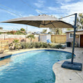 PURPLE LEAF 10' X 13' Rectangle Cantilever Umbrella by Unknown