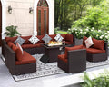 NICESOUL 11 Piece Modern Outdoor Patio Furniture Set by NICESOUL