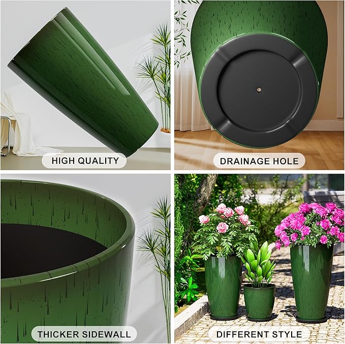 QCQHDU 24, 11 inch Large Planters - Image 4