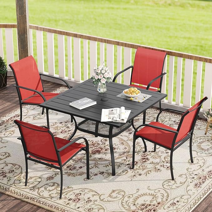 VICLLAX 5-Piece Modern Patio Dining Set by HOME