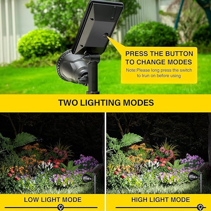 ROSHWEY Solar Spot Lights Outdoor - Image 6