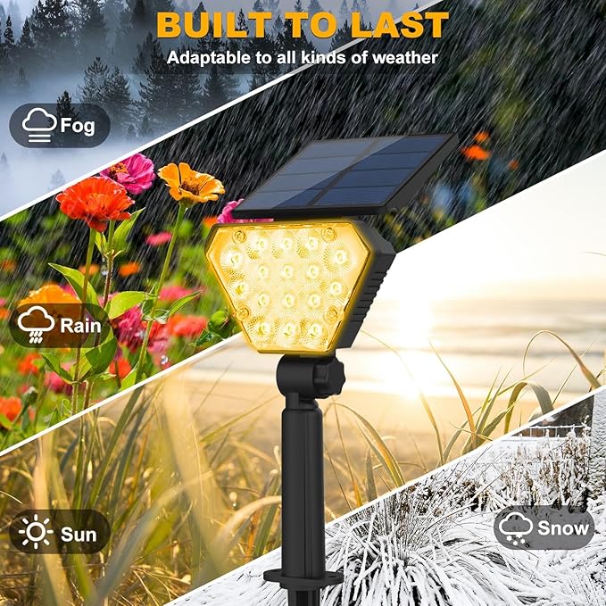 T-SUN Solar Lights Outdoor Waterproof IP65 - Image 7