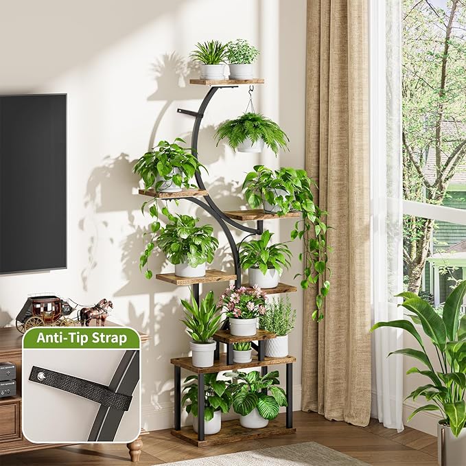 Plant Stand Indoor with Grow Lights - Image 8