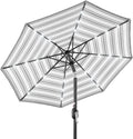 Best Choice Products 10ft Solar Polyester LED Lighted Patio Umbrella w/Tilt by BestChoiceProducts