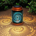 Solar Lanterns Outdoor Hanging Lantern Metal Waterproof LED Lantern by DIBIEECN