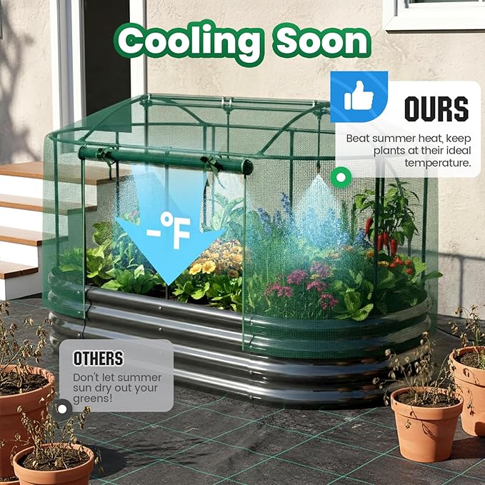 Quictent Galvanized Raised Garden Bed Kit - Image 4