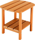 LZRS Double Adirondack Side Table, Outdoor Side Tables, End Tables by LZRSPET