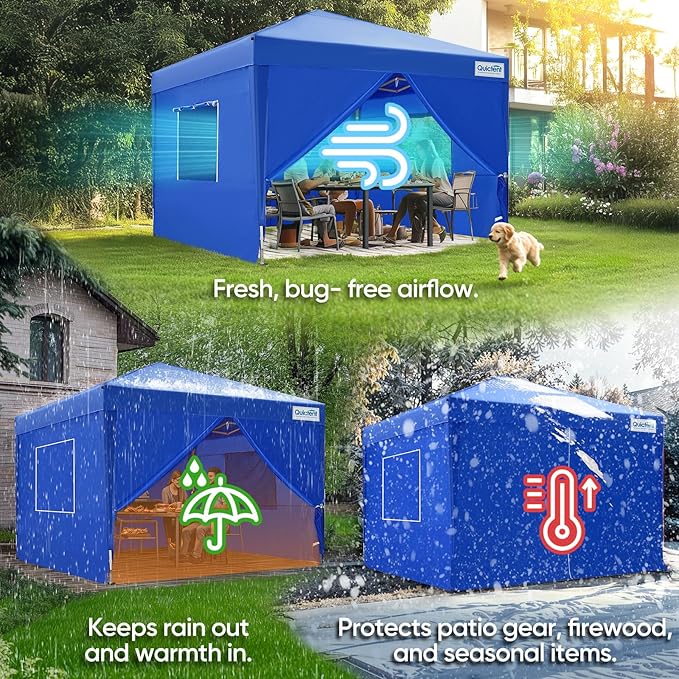 Quictent Privacy 10x10 Pop up Canopy Tent - Image 3