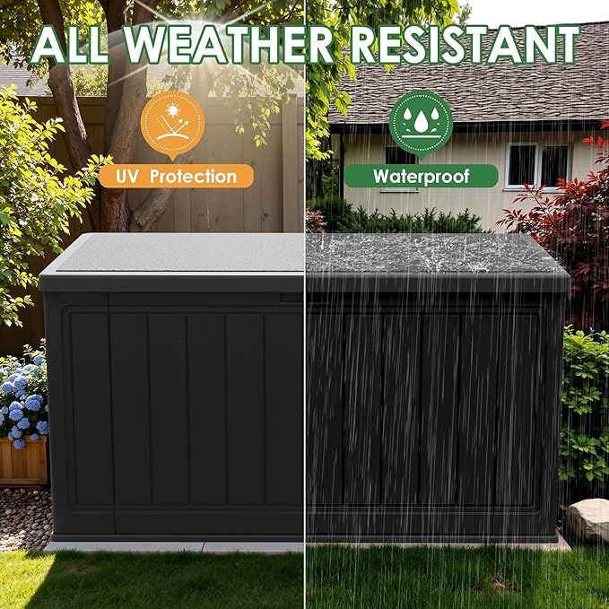 Devoko 160 Gallon Double-Wall Deck Box - Image 6