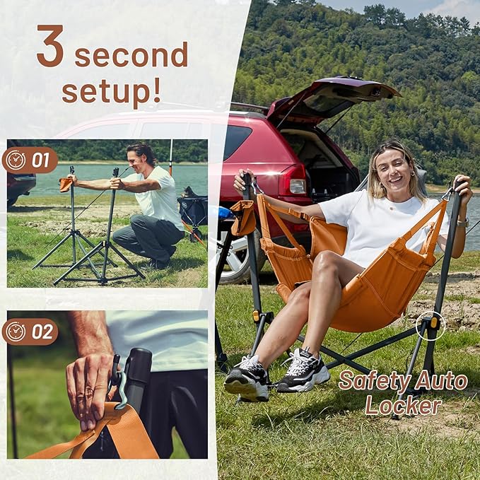 TIMBER RIDGE Hammock Camping Chair - Image 5