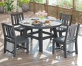 AMERLIFE 5 Piece HDPE Outdoor Dining Table & Chairs Set, All-Weather Patio by AMERLIFE