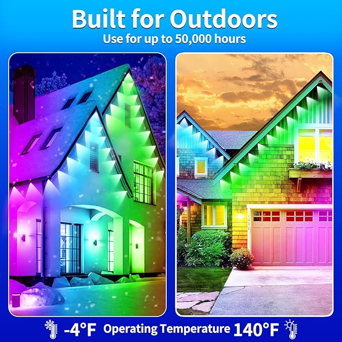 100FT Permanent Outdoor Lights Waterproof Smart LED RGB Light - Image 6