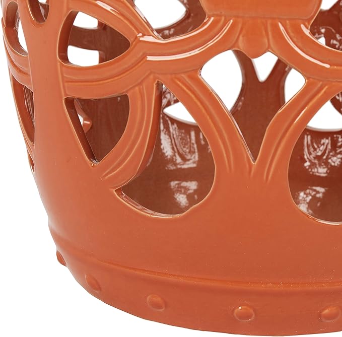 Safavieh Castle Gardens Collection Imperial Vine Antique White Glazed Ceramic - Image 6