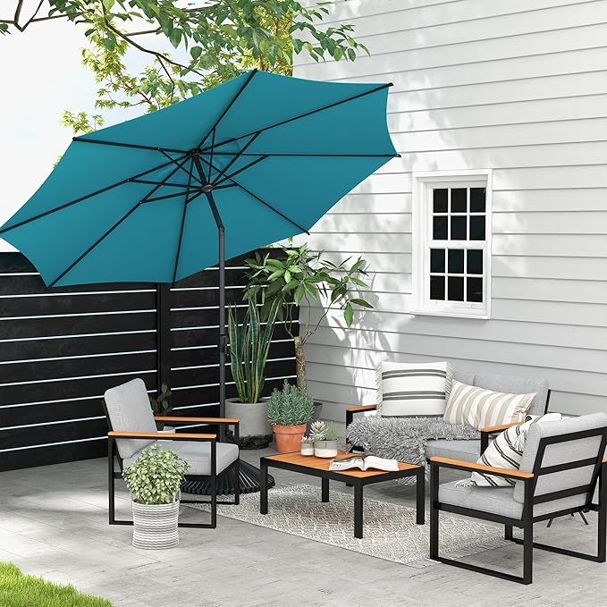 Abba Patio 9FT Lyon Outdoor Patio Umbrella Outdoor Table Umbrella - Image 2