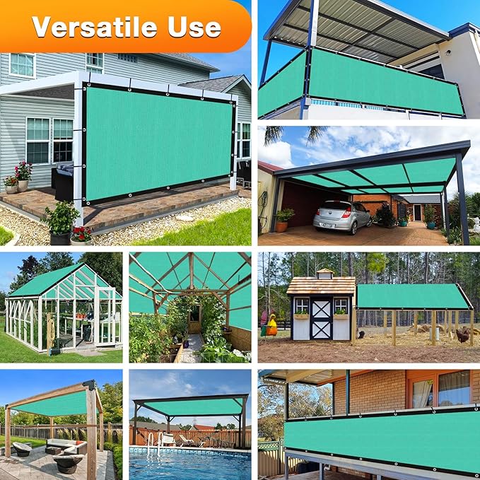 Artpuch Outdoor Pergola Shade Cover 6' X 10' Sun Shade Cloth - Image 6