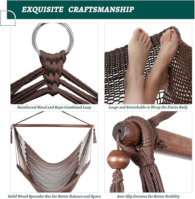 Caribbean Hammock Swing Chair - Image 4