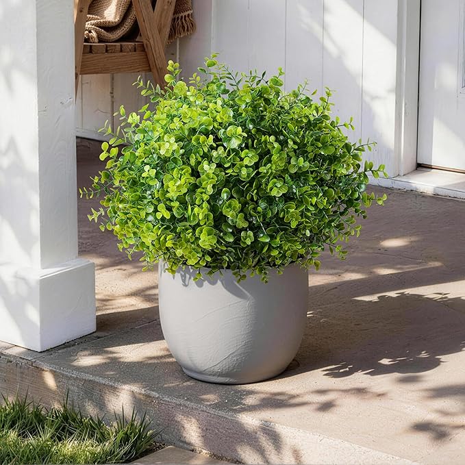 Artificial Faux Outdoor Plants for Spring Summer Decoration, 12 Bundles Fake - Image 4