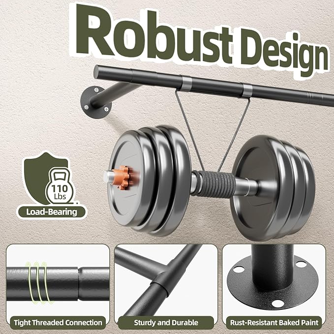 Plant Hanger Indoor 63 inch, Metal Planters Hanging Rod - Image 3