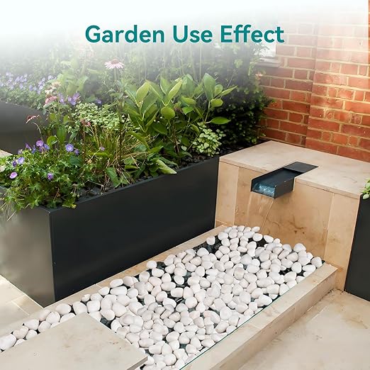 5 lbs White Rocks for Landscaping, 1-2 inch Decorative Rocks for Plants Indoor - Image 4