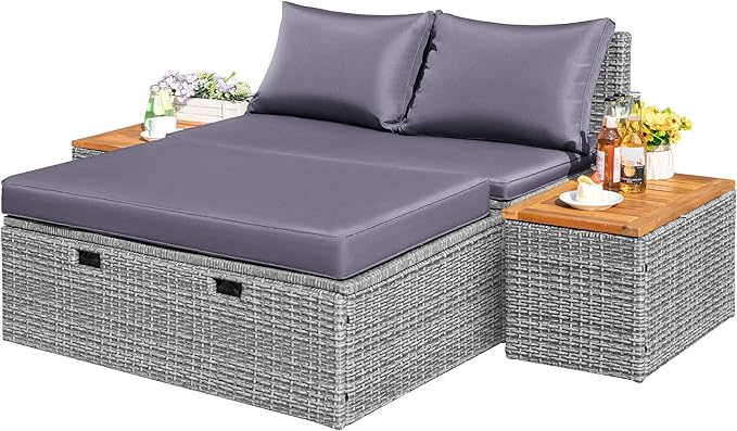Flamaker Outdoor Rattan Lounge Chair by Flamaker