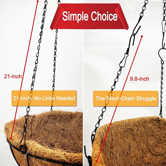 Chain for Hanging Plants, Adjustable Hanging Chain - Image 3
