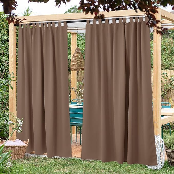 NICETOWN 2 Panels Outdoor Curtainss - Image 2