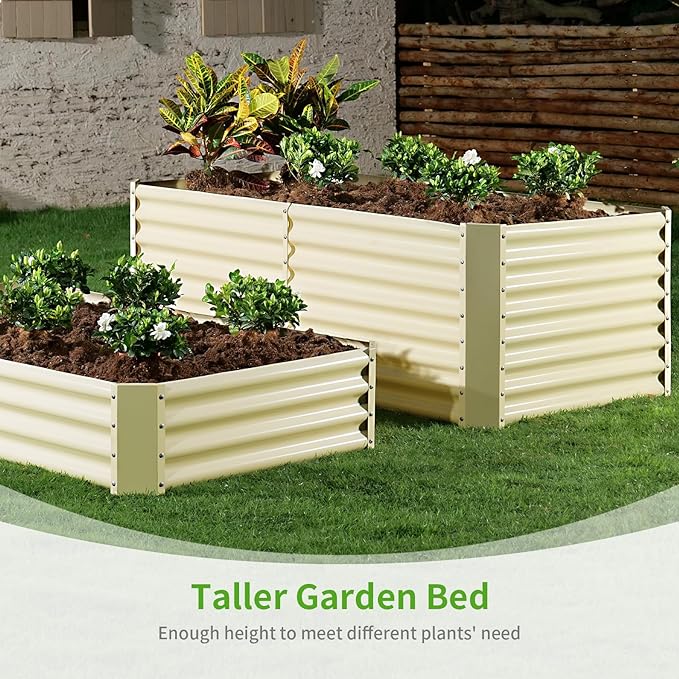 Land Guard 6x3x2ft Galvanized Raised Garden Bed, Planter Boxes Outdoor - Image 7