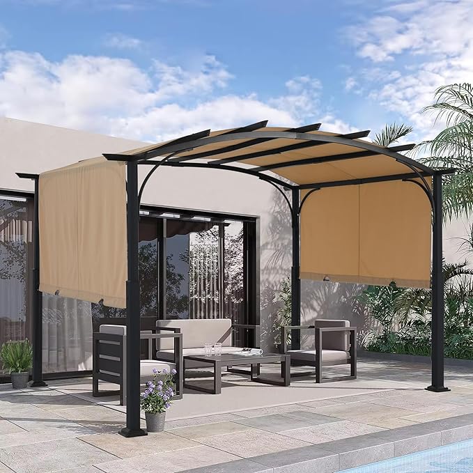 MASTERCANOPY 10x10ft Outdoor Retractable Pergola - Image 6