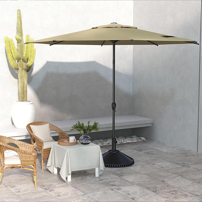 Abba Patio 9FT Lyon Outdoor Patio Umbrella Outdoor Table Umbrella - Image 7
