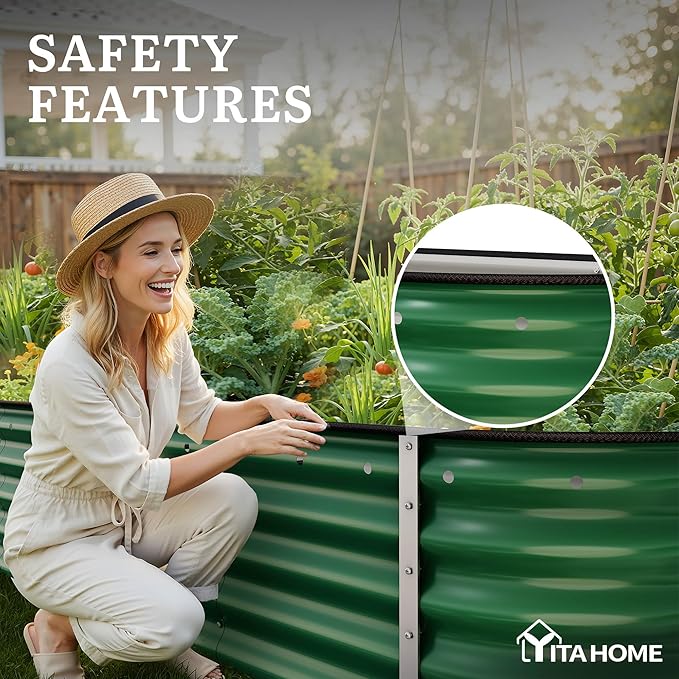 YITAHOME 17" Tall 9 in 1 Large Raised Garden Bed Kit, Outdoor Above Ground - Image 5