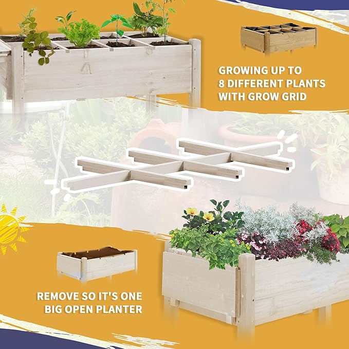 Outsunny Raised Garden Bed - Image 3