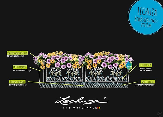 Lechuza 15680 Balconera Color 80 Self-Watering Planter - Image 5