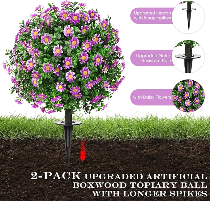 Artificial Topiary Bushes for Outdoors - Image 4