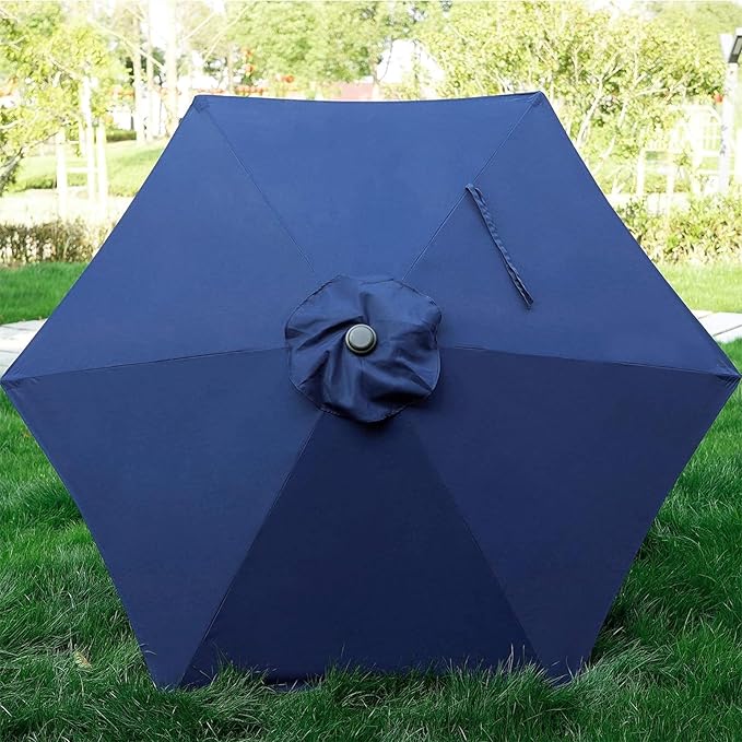 Blissun 7.5 ft Patio Umbrella, Yard Umbrella, Outdoor Market Umbrella - Image 5